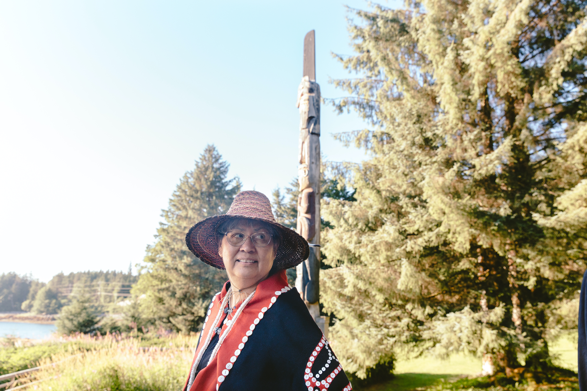 Haida dancer Debbie Mclavey